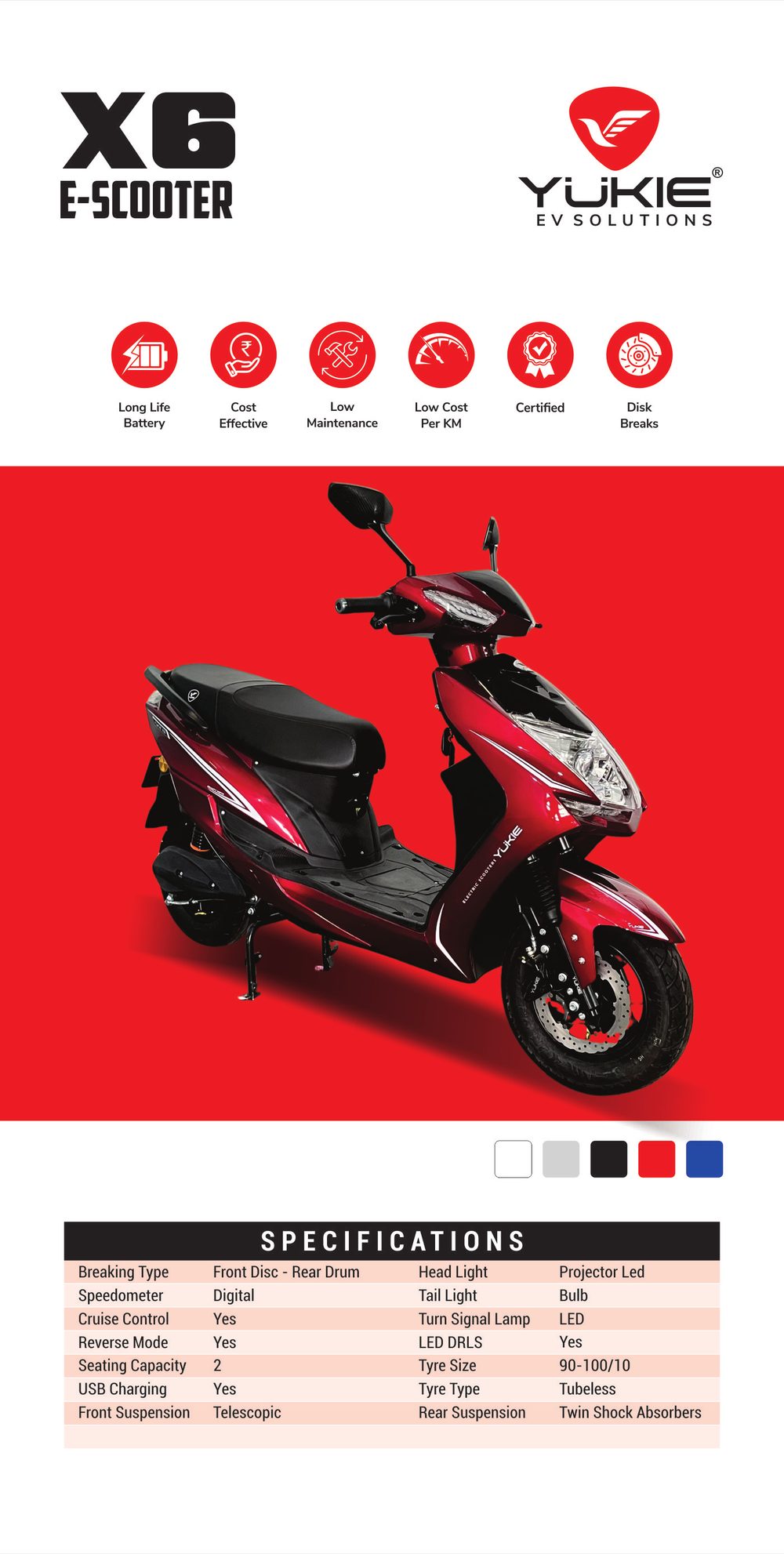 Scudo X6 e-scooter